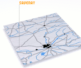 3d view of Savenay