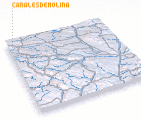 3d view of Canales de Molina