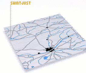 3d view of Saint-Just