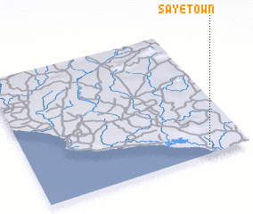 3d view of Saye Town