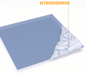 3d view of Aït Ben Noumene