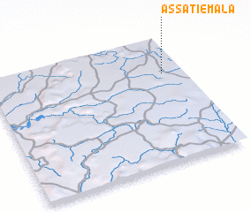 3d view of Assatiémala
