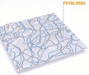 3d view of Foya Lundu