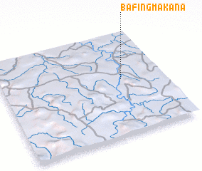 3d view of Bafing Makana
