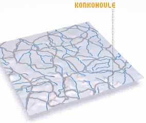 3d view of Konkohoulé