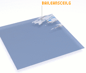 3d view of Baile an Sceilg