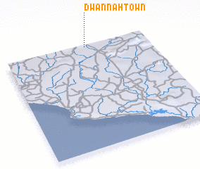 3d view of Dwannah Town