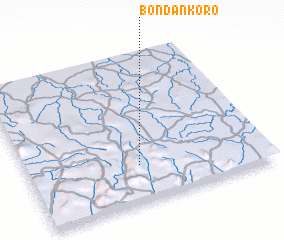 3d view of Bondankoro