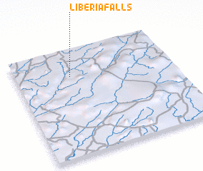 3d view of Liberia Falls