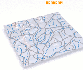 3d view of Kponporu