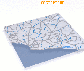 3d view of Foster Town