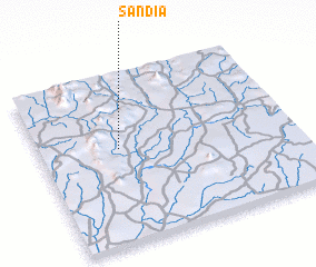 3d view of Sandia