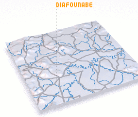 3d view of Diafounabé