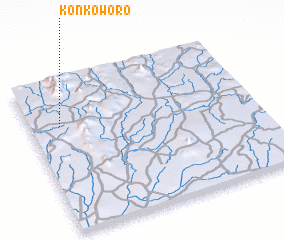 3d view of Konkoworo