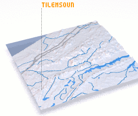 3d view of Tilemsoun