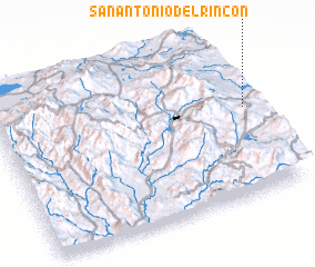 3d view of San Antonio del Rincón