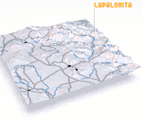 3d view of La Palomita