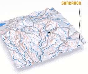 3d view of San Ramón