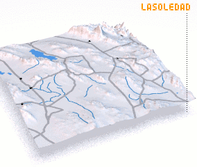 3d view of La Soledad