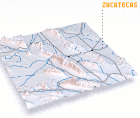 3d view of Zacatecas