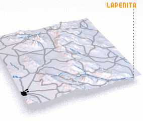 3d view of La Peñita