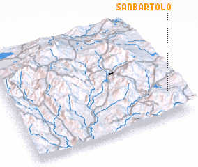 3d view of San Bartolo