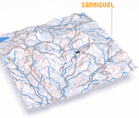 3d view of San Miguel