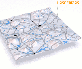 3d view of Las Cenizas