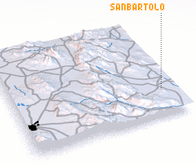 3d view of San Bartolo