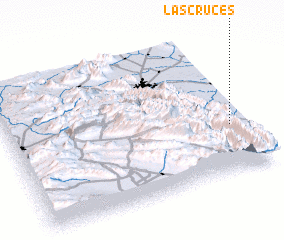 3d view of Las Cruces