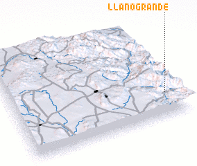 3d view of Llano Grande