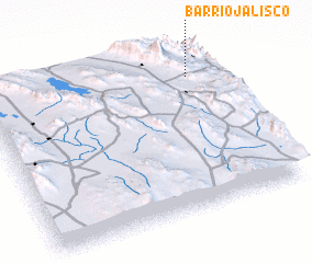 3d view of Barrio Jalisco