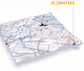 3d view of El Zapatero