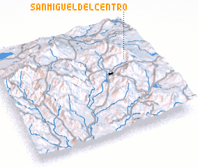 3d view of San Miguel del Centro