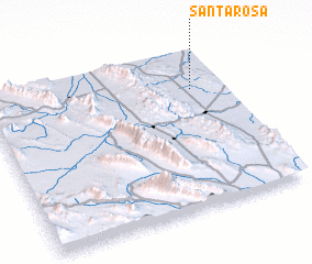 3d view of Santa Rosa