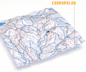 3d view of Cerro Pelón