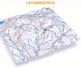 3d view of La Trampa Chica