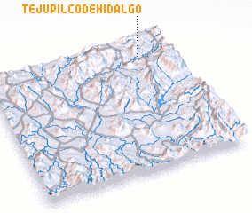 3d view of Tejupilco de Hidalgo