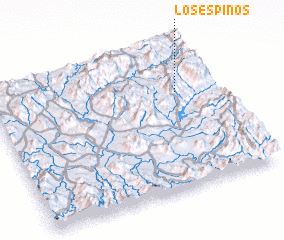 3d view of Los Espinos