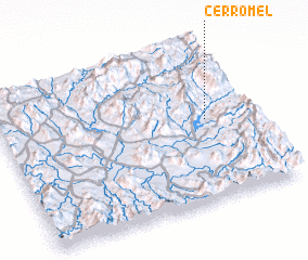 3d view of Cerro Mel