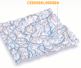 3d view of Cerro del Morado