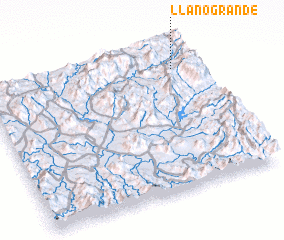 3d view of Llano Grande