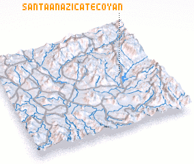 3d view of Santa Ana Zicatecoyan