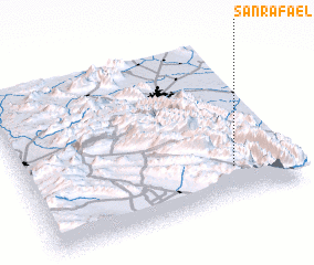 3d view of San Rafael