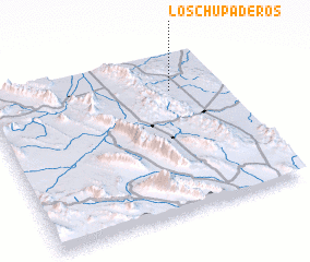 3d view of Los Chupaderos