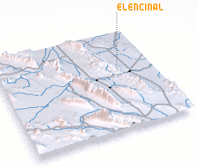 3d view of El Encinal