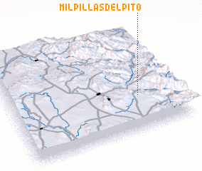 3d view of Milpillas del Pito