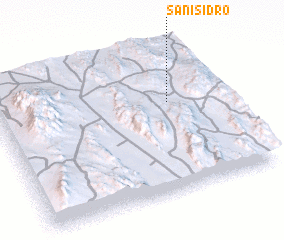 3d view of San Isidro