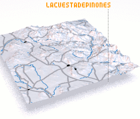 3d view of La Cuesta de Piñones