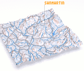 3d view of San Martín